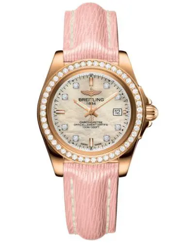 Breitling Galactic 32 Sleek Edition Rose Gold / Diamond / Pearl Diamond / Sahara H7133053.A803.238X