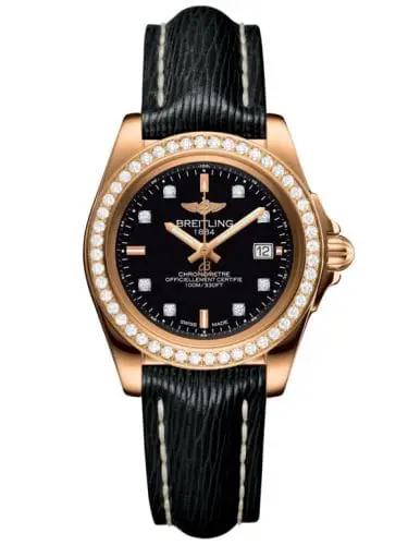Breitling Galactic 32 Sleek Edition Rose Gold / Diamond / Trophy Black Diamond / Sahara H7133053.BF64.208X