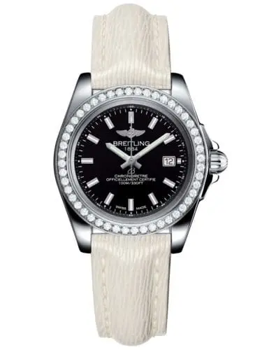 Breitling Galactic 32 Sleek Edition Stainless Steel / Diamond / Trophy Black / Sahara A7133053/BF62/235X/A14BA.1