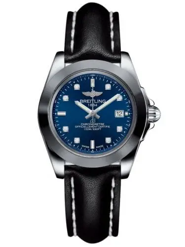 Breitling Galactic 32 Sleek Edition Stainless Steel / Horizon Blue Diamond / Calf W7133012/C966/408X/A14BA.1