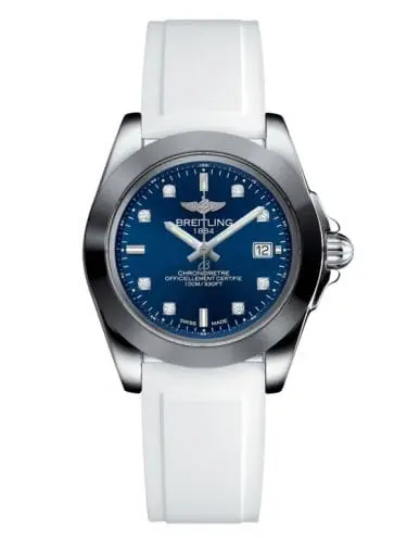 Breitling Galactic 32 Sleek Edition Stainless Steel / Horizon Blue Diamond / Rubber W7133012/C966/164S/A14S.1
