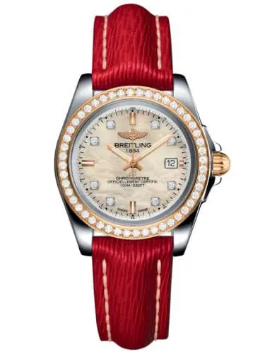 Breitling Galactic 32 Sleek Edition Stainless Steel / Rose Gold / Diamond / Pearl Diamond / Sahara C7133053/A803/209X/A14BA.1