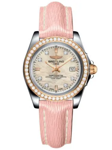 Breitling Galactic 32 Sleek Edition Stainless Steel / Rose Gold / Diamond / Pearl Diamond / Sahara C7133053/A803/238X/A14BA.1