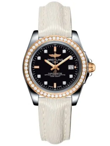 Breitling Galactic 32 Sleek Edition Stainless Steel / Rose Gold / Diamond / Trophy Black Diamond / Sahara C7133053/BF64/235X/A14BA.1