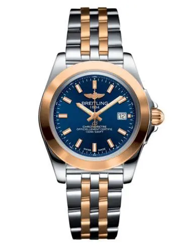 Breitling Galactic 32 Sleek Edition Stainless Steel / Rose Gold / Horizon Blue / Bracelet C7133012/C952/792C