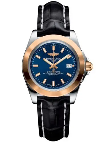 Breitling Galactic 32 Sleek Edition Stainless Steel / Rose Gold / Horizon Blue / Croco C7133012/C952/777P/A14BA.1