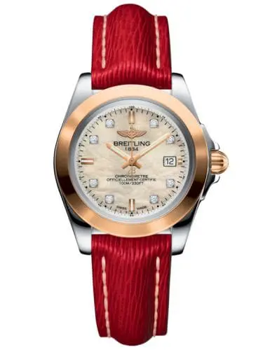 Breitling Galactic 32 Sleek Edition Stainless Steel / Rose Gold / Pearl Diamond / Sahara C7133012/A803/209X/A14BA.1