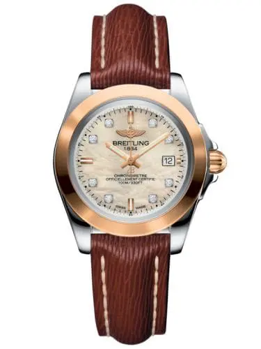 Breitling Galactic 32 Sleek Edition Stainless Steel / Rose Gold / Pearl Diamond / Sahara C7133012/A803/211X/A14BA.1