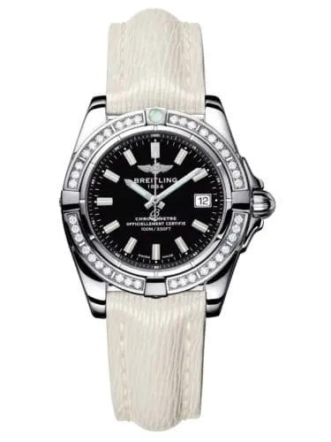 Breitling Galactic 32 Stainless Steel / Diamond / Onyx Black / Sahara A71356LA.BE76.235X