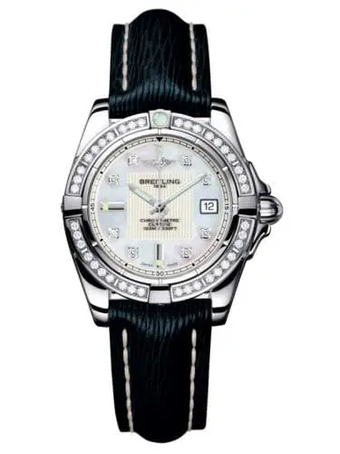 Breitling Galactic 32 Stainless Steel / Diamond / Pearl Diamond / Sahara A71356LA.A708.210X