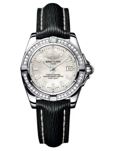 Breitling Galactic 32 Stainless Steel / Diamond / Pearl / Sahara A71356LA.A787.208X