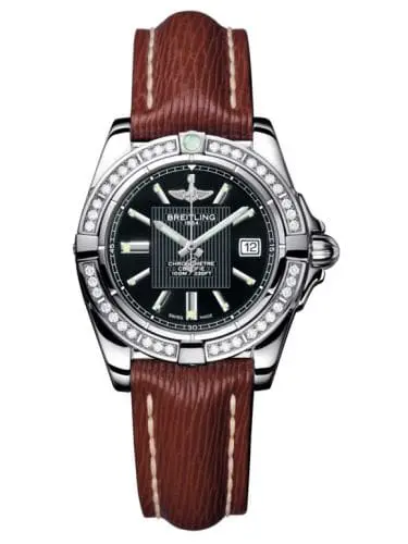 Breitling Galactic 32 Stainless Steel / Diamond / Trophy Black / Sahara A71356LA.BA10.211X
