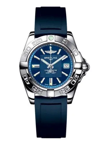 Breitling Galactic 32 Stainless Steel / Metallica Blue / Rubber A71356L2.C811.141S
