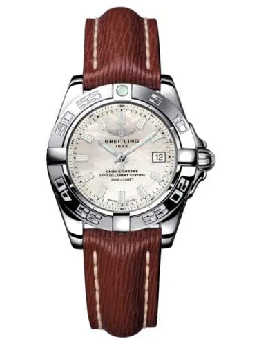 Breitling Galactic 32 Stainless Steel / Pearl / Sahara A71356L2.A787.211X