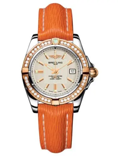 Breitling Galactic 32 Stainless Steel / Rose Gold / Diamond / Sierra Silver / Sahara C71356LA.G704.212X