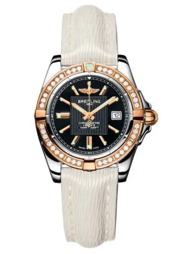 Breitling Galactic 32 Stainless Steel / Rose Gold / Diamond / Trophy Black / Sahara C71356LA.BA12.235X