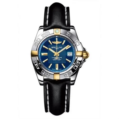 Breitling Galactic 32 Two Tone Blue / Calf B71356L2.C812.408X