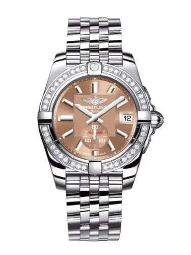 Breitling Galactic 36 Automatic Stainless Steel / Diamond / Copperhead Bronze / Bracelet A3733053/Q582/376A