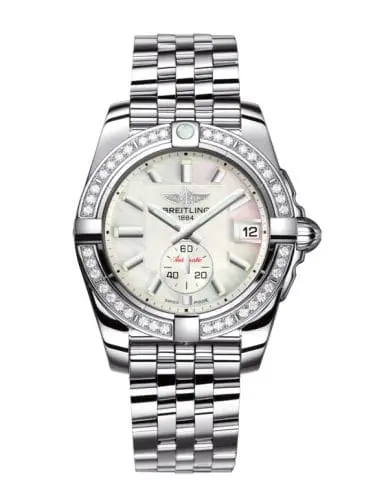Breitling Galactic 36 Automatic Stainless Steel / Diamond / Pearl / Bracelet A3733053/A716/376A