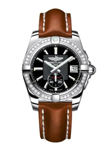 Breitling Galactic 36 Automatic Stainless Steel / Diamond / Volcano Black / Calf A3733053/BA33/412X/A16BA.1