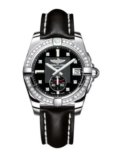 Breitling Galactic 36 Automatic Stainless Steel / Diamond / Volcano Black Diamond / Calf A3733053/BD02/414X/A16BA.1