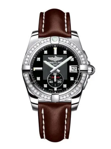 Breitling Galactic 36 Automatic Stainless Steel / Diamond / Volcano Black Diamond / Calf A3733053/BD02/416X/A16BA.1