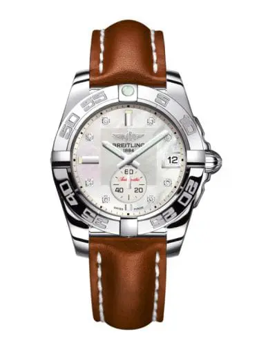 Breitling Galactic 36 Automatic Stainless Steel / Pearl Diamond / Calf A3733012/A717/412X/A16BA.1