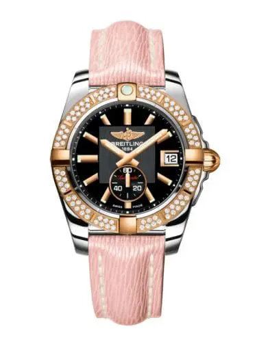Breitling Galactic 36 Automatic Stainless Steel / Rose Gold / Diamond / Volcano Black / Sahara C3733053.BA54.239X