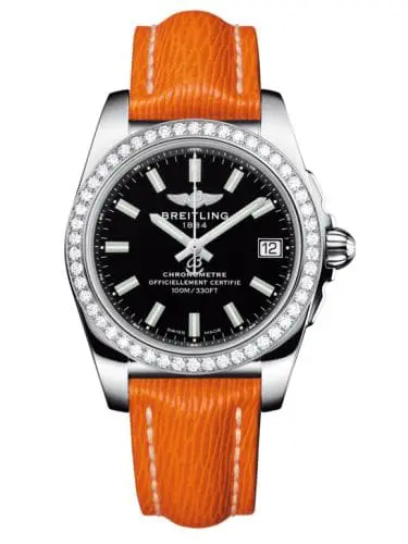 Breitling Galactic 36 Stainless Steel / Diamond / Trophy Black / Sahara A7433053.BE08.217X