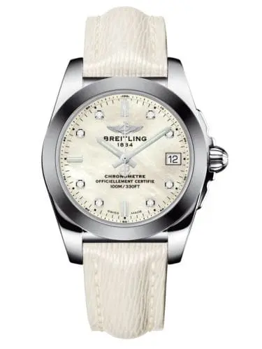 Breitling Galactic 36 Stainless Steel / SleekT / Pearl Diamond / Sahara W7433012.A780.236X