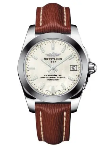 Breitling Galactic 36 Stainless Steel / SleekT / Pearl / Sahara W7433012.A779.216X