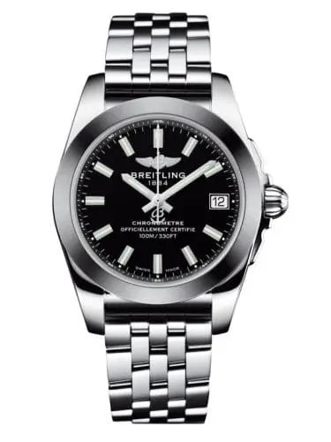 Breitling Galactic 36 Stainless Steel / SleekT / Trophy Black / Bracelet W7433012.BE08.376A