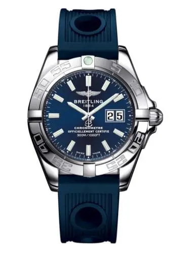 Breitling Galactic 41 Stainless Steel / Horizon Blue / Rubber A49350L2.C929.203S
