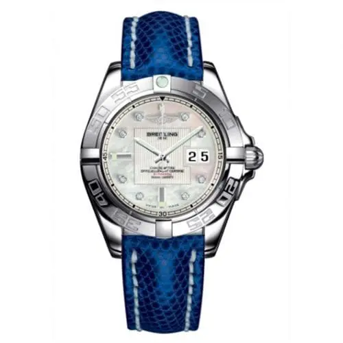 Breitling Galactic 41 Stainless Steel / Pearl Diamond /Teju A49350L2.A702.143Z
