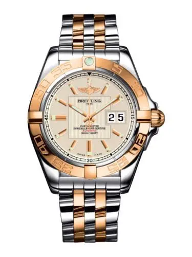 Breitling Galactic 41 Stainless Steel / Rose Gold / Sierra Silver / Bracelet C49350L2.G701.366C