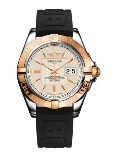 Breitling Galactic 41 Stainless Steel / Rose Gold / Sierra Silver / Rubber C49350L2.G701.150S