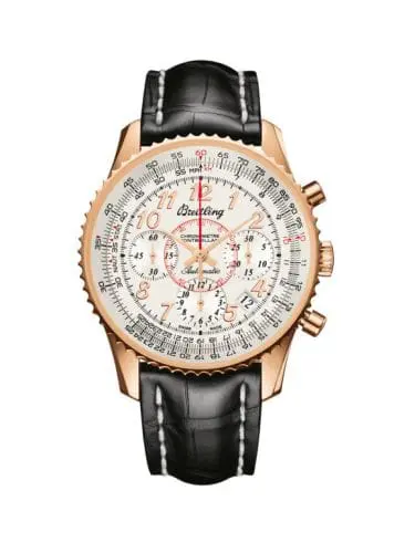 Breitling Montbrillant 01 Red Gold / Mercury Silver / Croco RB013012.G736.728P