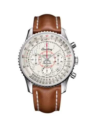 Breitling Montbrillant 01 Stainless Steel / Mercury Silver / Calf AB013012.G735.425X