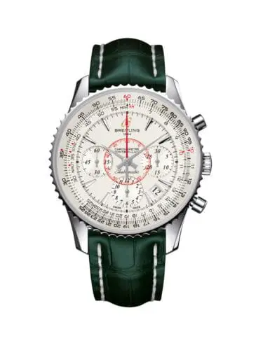 Breitling Montbrillant 01 Stainless Steel / Mercury Silver / Croco AB013012.G709.771P
