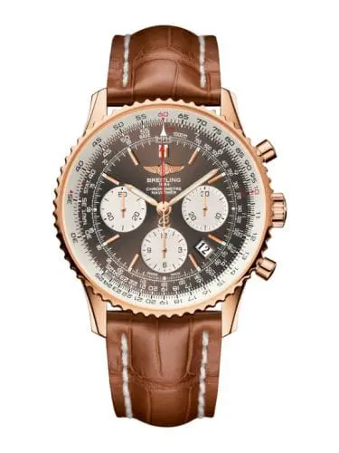 Breitling Navitimer 01 43 Red Gold / Bronze / Alligator RB012012.Q606.737P