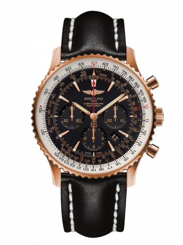 Breitling Navitimer 01 46 Red Gold / Black / Calf / Pin RB0127E6/BF16/441X/R20BA.1