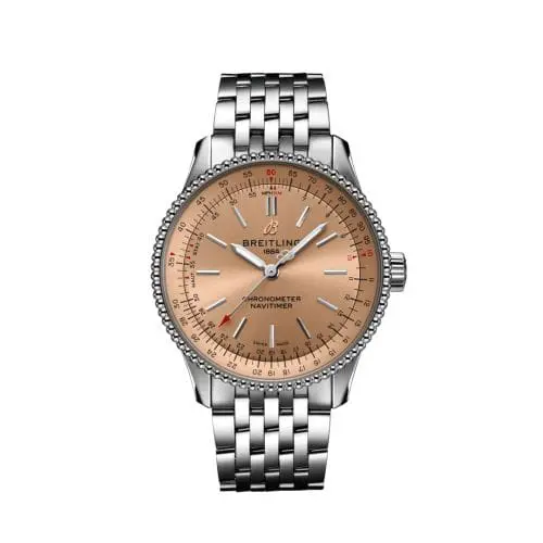 Breitling Navitimer 1 35 Automatic Stainless Steel / Copper / Bracelet A17395201K1A1