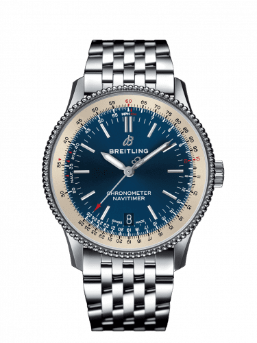 Breitling Navitimer 1 38 Automatic Stainless Steel / Blue / Bracelet A17325211C1A1