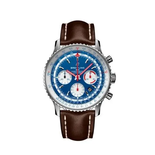 Breitling Navitimer 1 B01 Chronograph 43 Stainless Steel / Airline Editions American Airlines / Calf / Pin AB0121A31C1X1