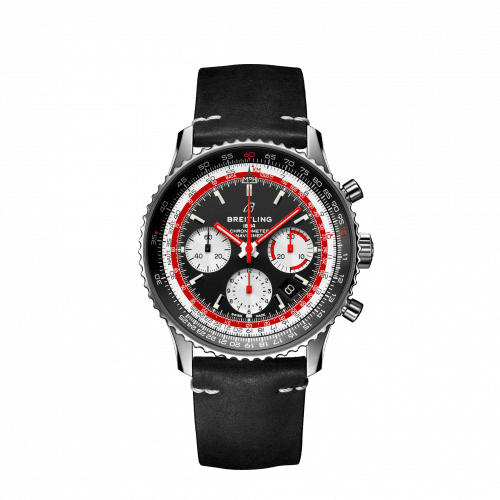 Breitling Navitimer 1 B01 Chronograph 43 Stainless Steel / Airline Editions SwissAir / Calf / Pin AB01211B1B1X1