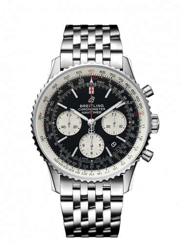 Breitling Navitimer 1 B01 Chronograph 43 Stainless Steel / Black / Bracelet AB0121211B1A1