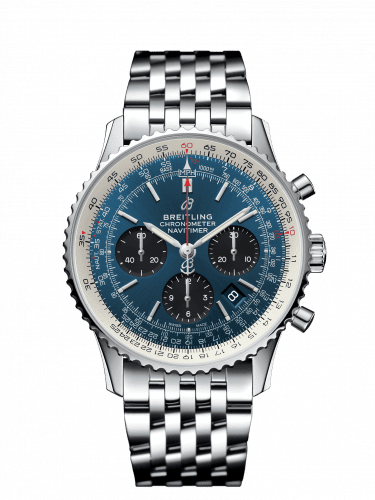 Breitling Navitimer 1 B01 Chronograph 43 Stainless Steel / Blue / Bracelet AB0121211C1A1