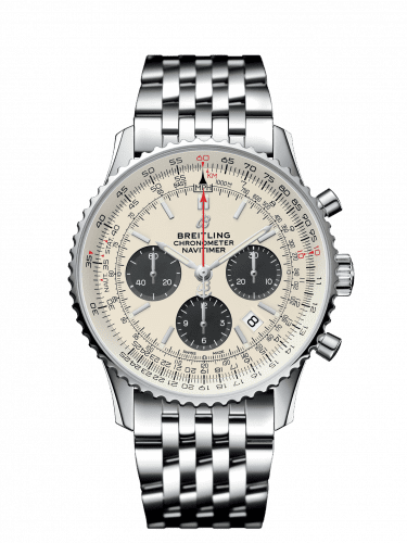 Breitling Navitimer 1 B01 Chronograph 43 Stainless Steel / Silver / Bracelet AB0121211G1A1