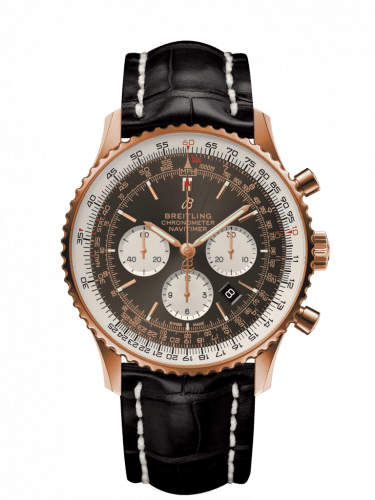 Breitling Navitimer 1 B01 Chronograph 46 Red Gold / Anthracite / Croco / Pin RB0127121F1P1