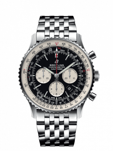 Breitling Navitimer 1 B01 Chronograph 46 Stainless Steel / Black / Bracelet AB0127211B1A1